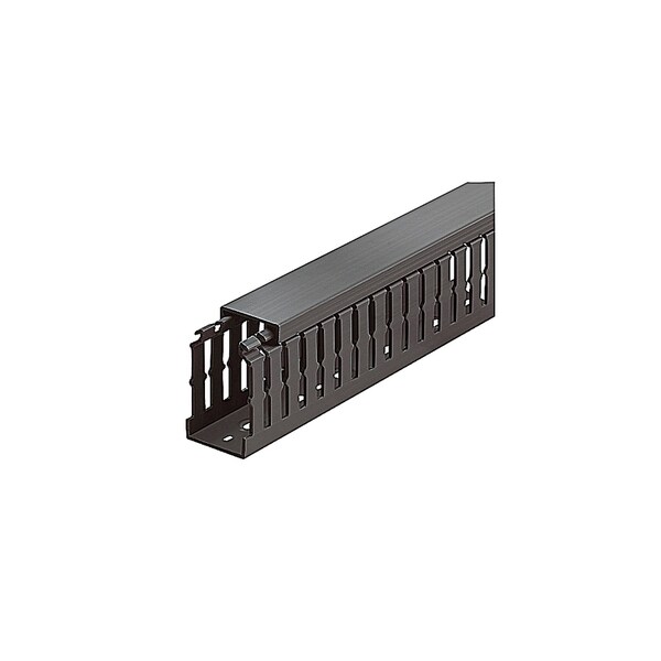 Abb Installation Products 1X1 NARROW SLOT BLACK DUCT, W/ADHES,  TY1X1NPB6A